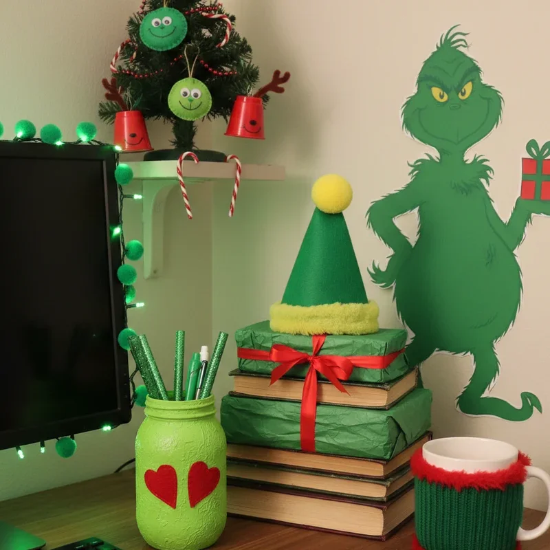 Grinch Office Decor Ideas