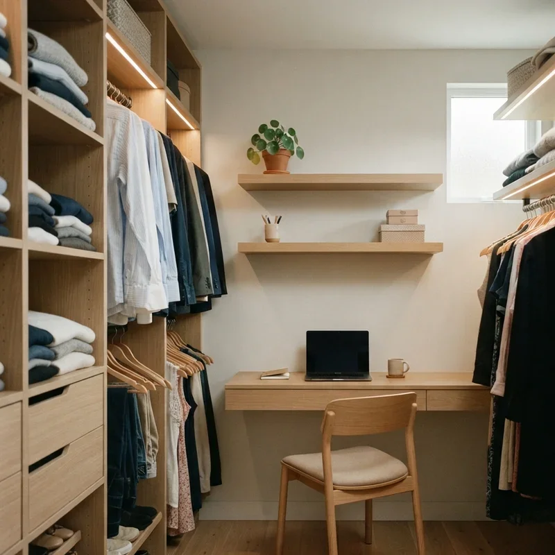 Walk In Closet Office Ideas