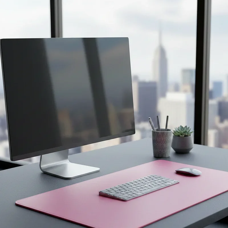 Pink and Grey Office Ideas