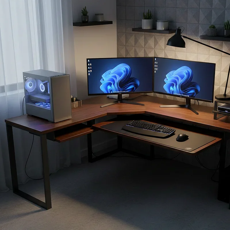 Dual Monitor Desk Setup Ideas