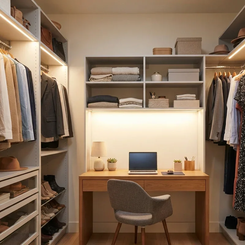 Walk In Closet Office Ideas