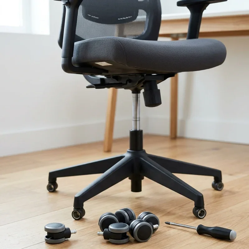 How to Remove Casters From Office Chair
