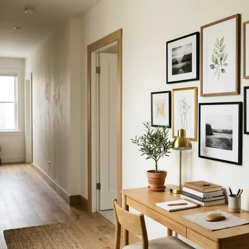 Hallway Office Ideas