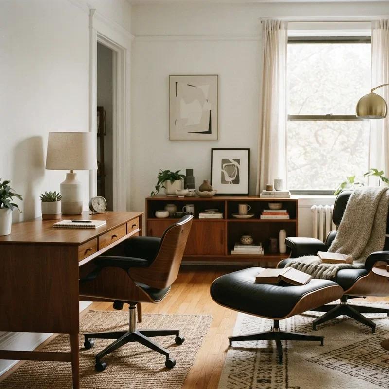 Mid Century Modern Home Office Ideas