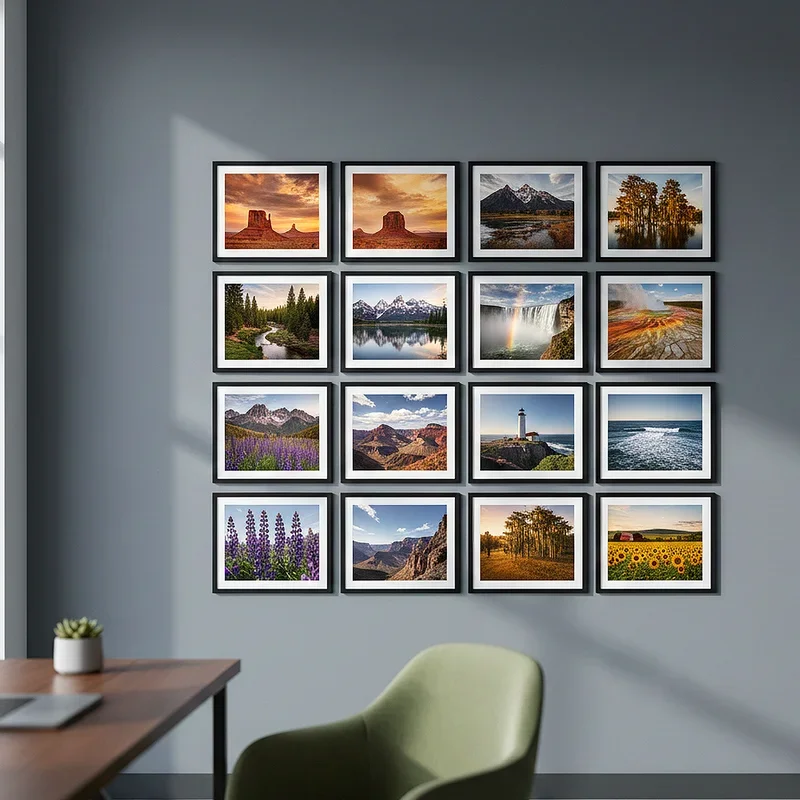 Office Photo Wall Ideas