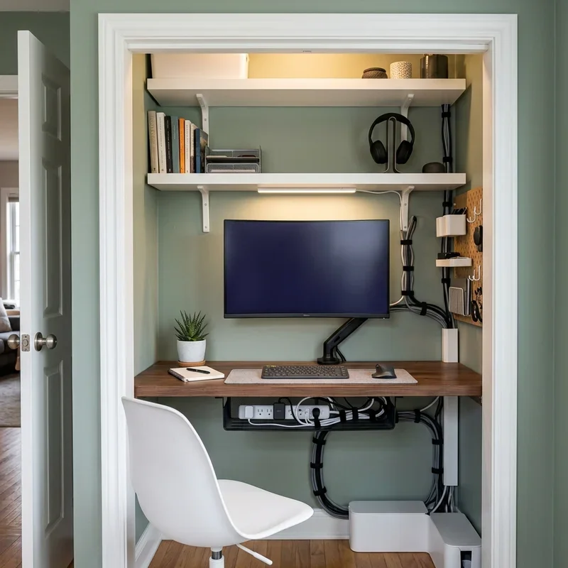 Closet Office Ideas