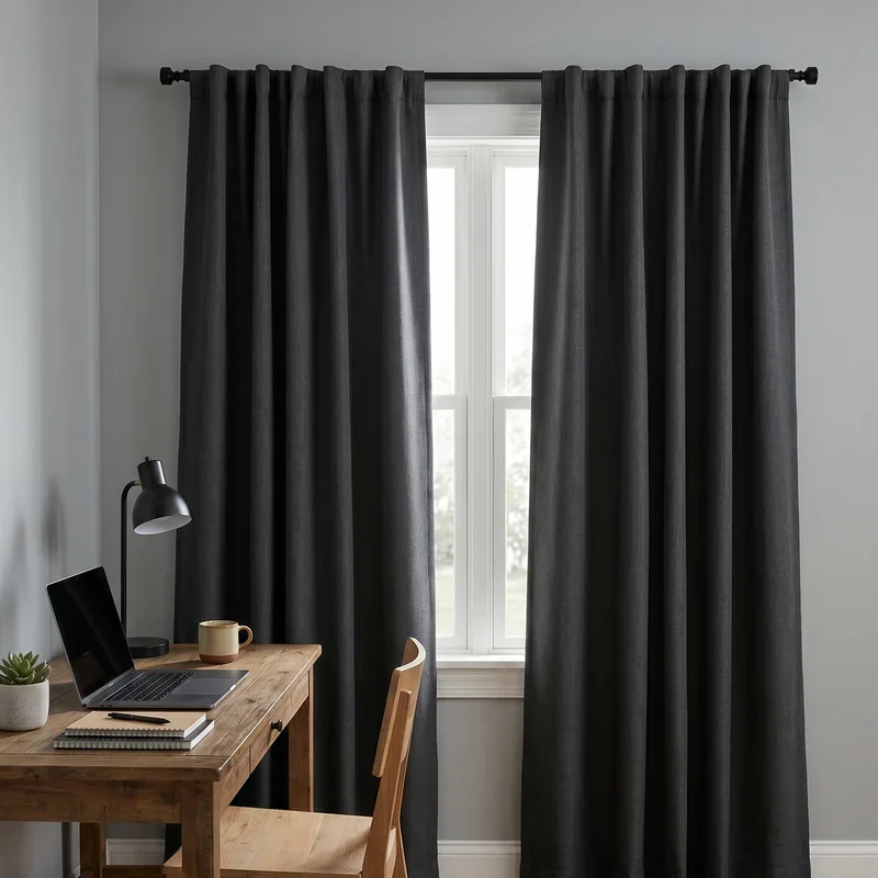 Home Office Curtains Ideas