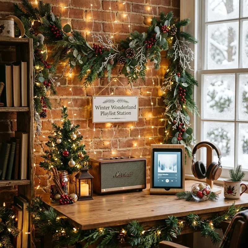 Winter Wonderland Office Ideas