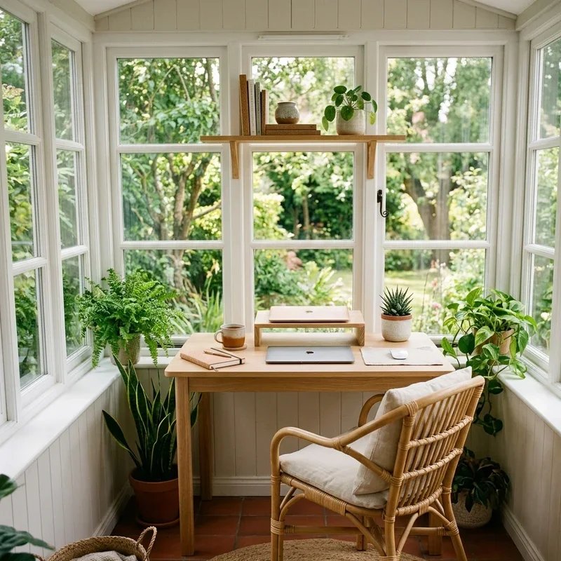 Small Sunroom Office Ideas