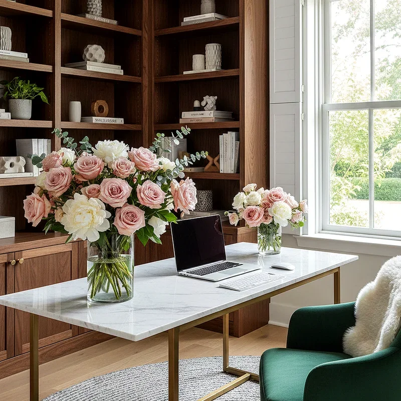 Glam Home Office Ideas