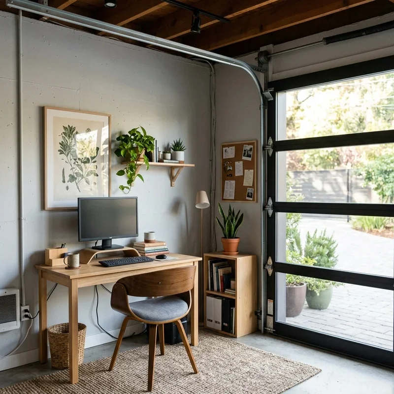 Small Garage Office Design Ideas