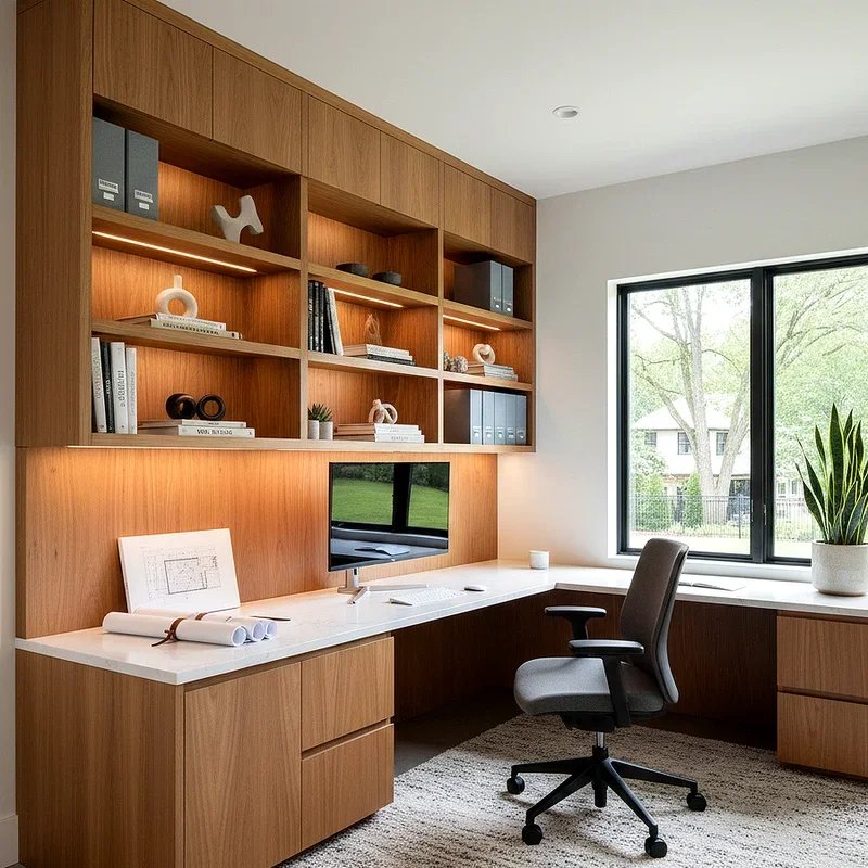 L Shaped Desk Office Ideas