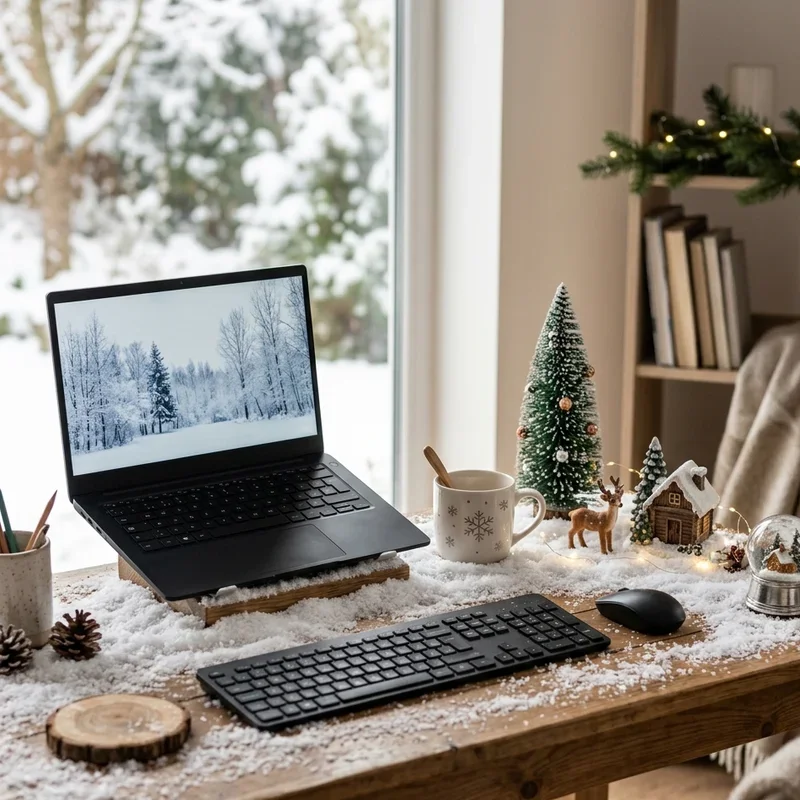 Winter Wonderland Office Ideas