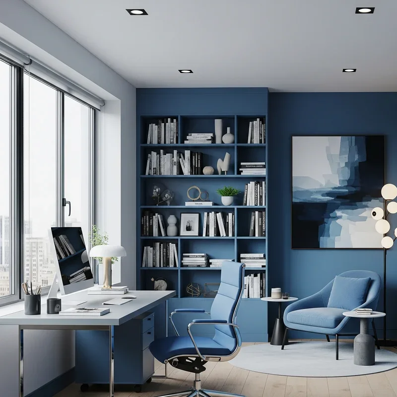 15 Blue Office Ideas for Stylish and Modern Workspaces