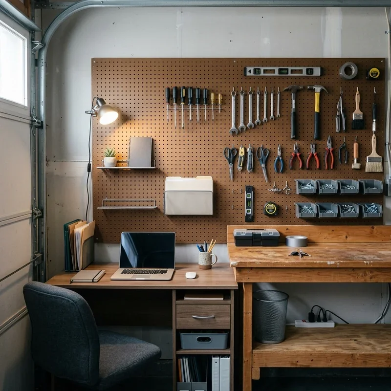 Small Garage Office Design Ideas
