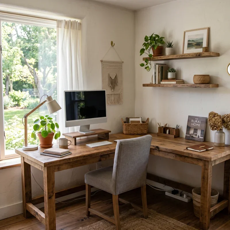 Home Office Ideas With L Shaped Desk