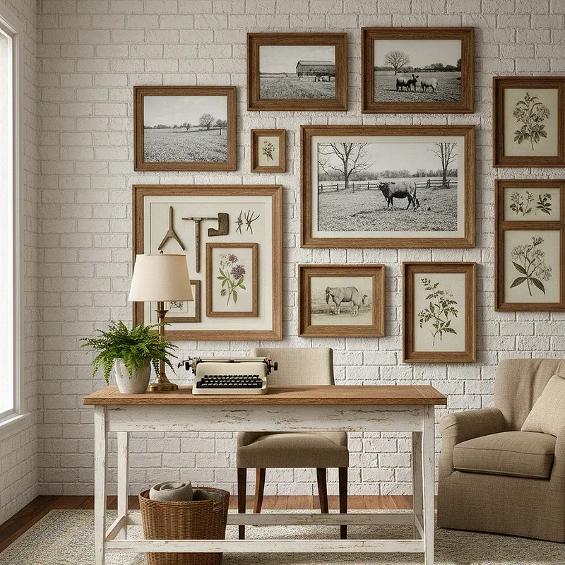 Rustic Farmhouse Office Ideas