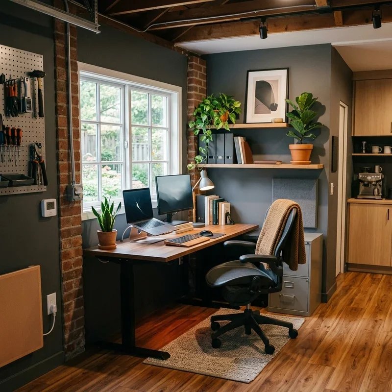 Small Garage Office Design Ideas