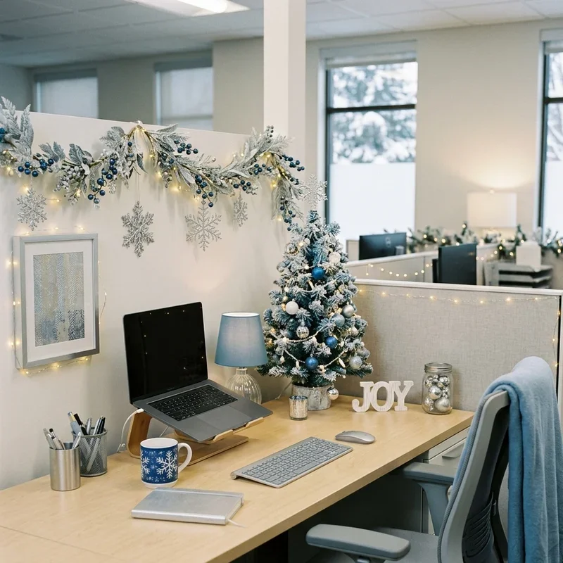 Winter Wonderland Office Ideas