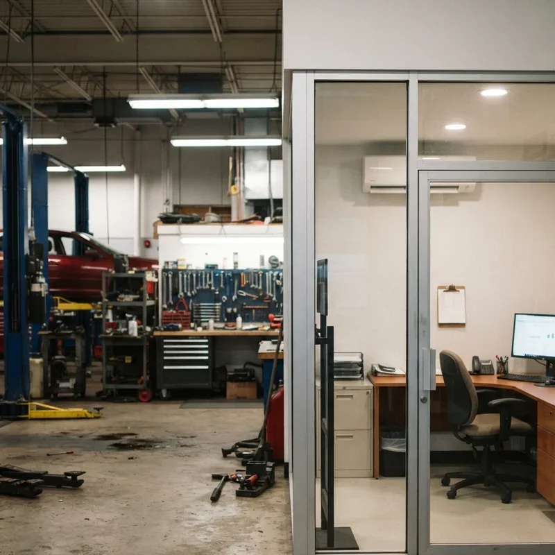 Mechanic Shop Office Ideas