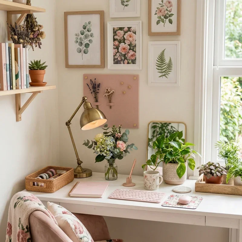 Girly Home Office Ideas