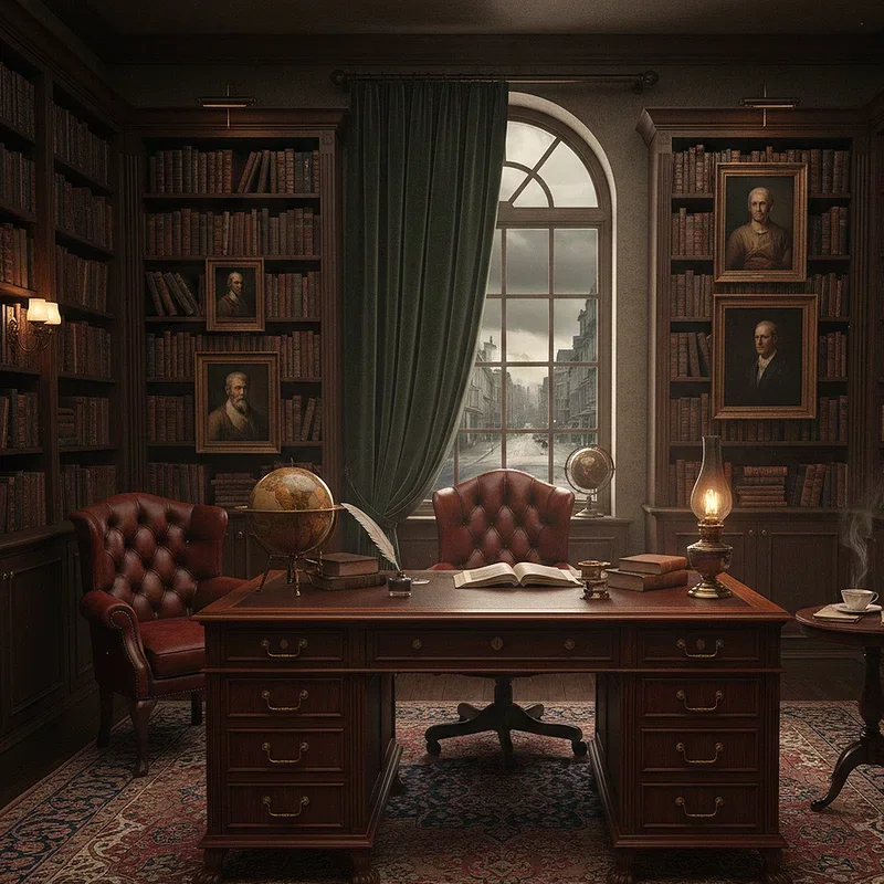 Dark Academia Office Ideas