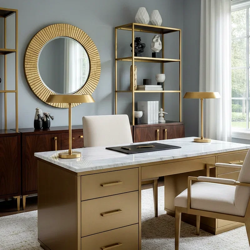 Glam Home Office Ideas