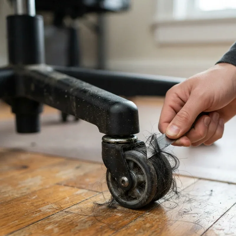 How to Remove Hair From Office Chair Wheels