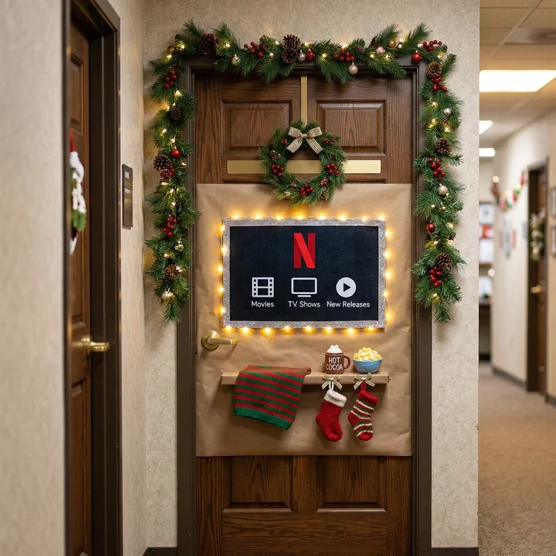 Funny Office Door Christmas Decorating Ideas