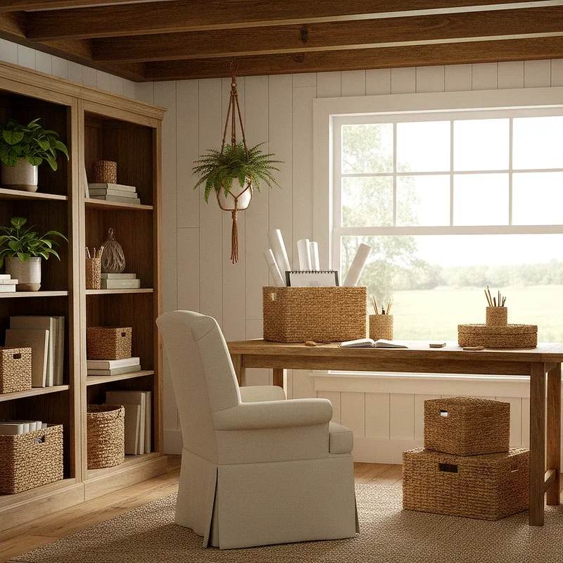 Rustic Farmhouse Office Ideas