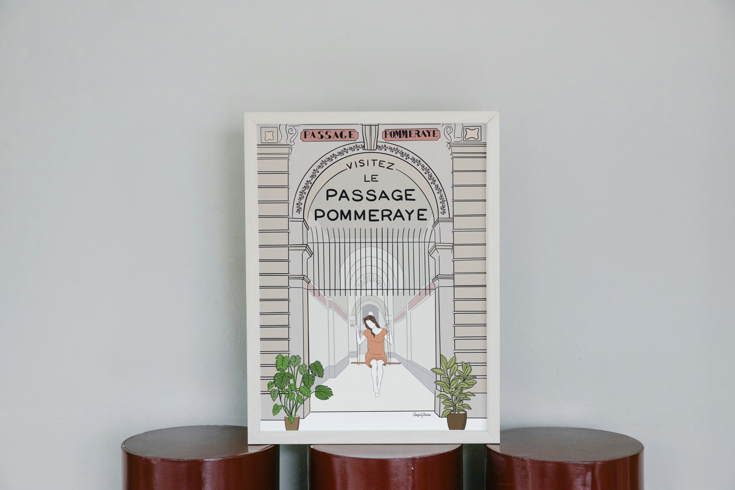 Affiche  "Nantes - Passage Pommeraye"