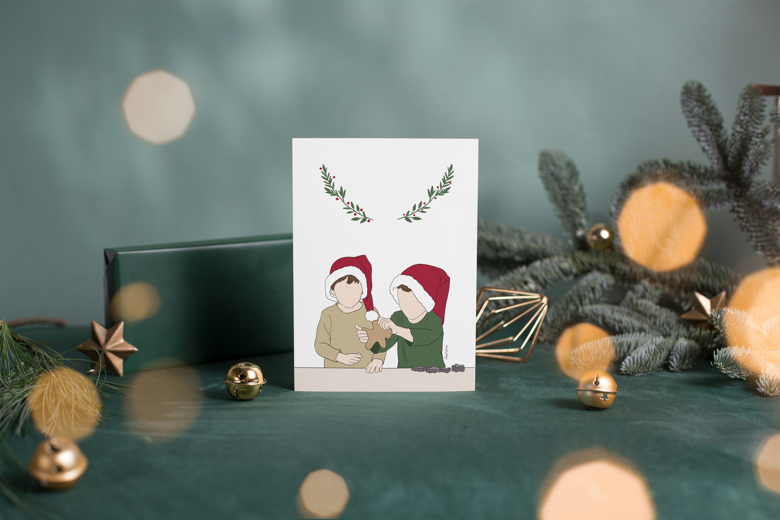 Carte postale "Noël - Enfants"