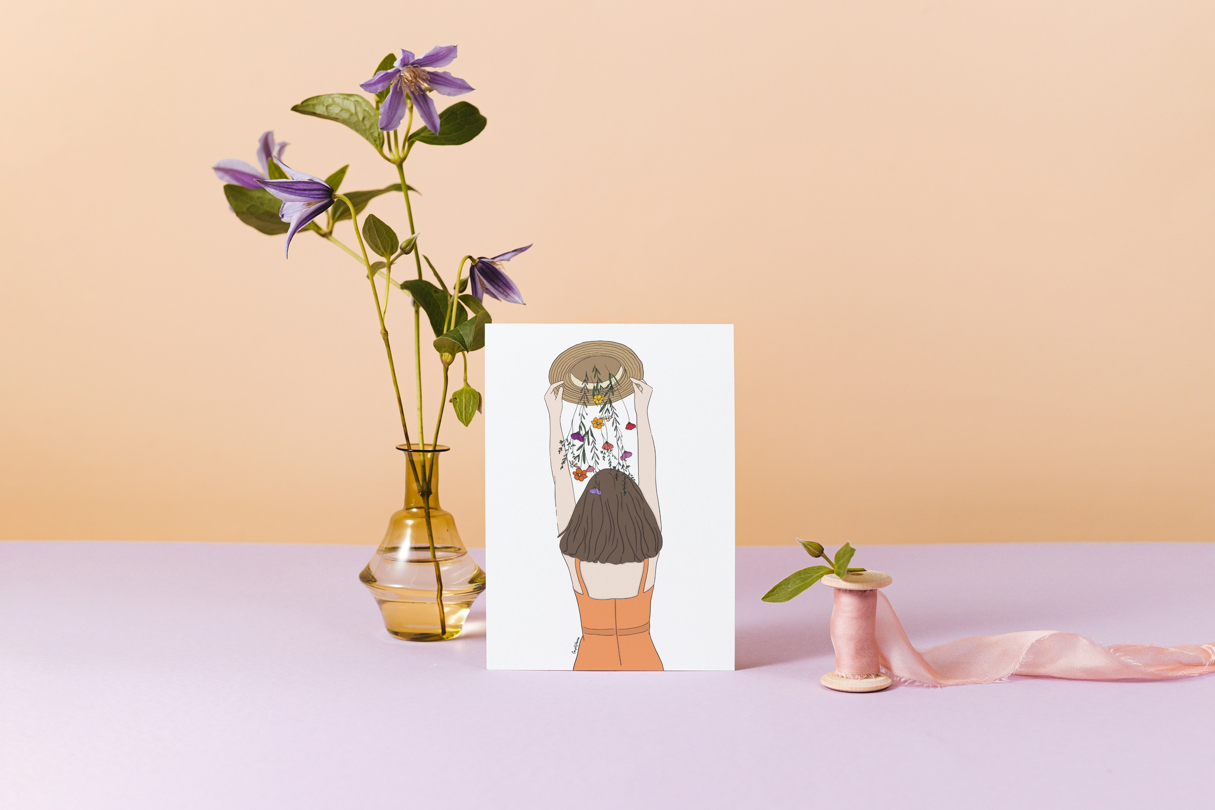 Carte postale "Été"