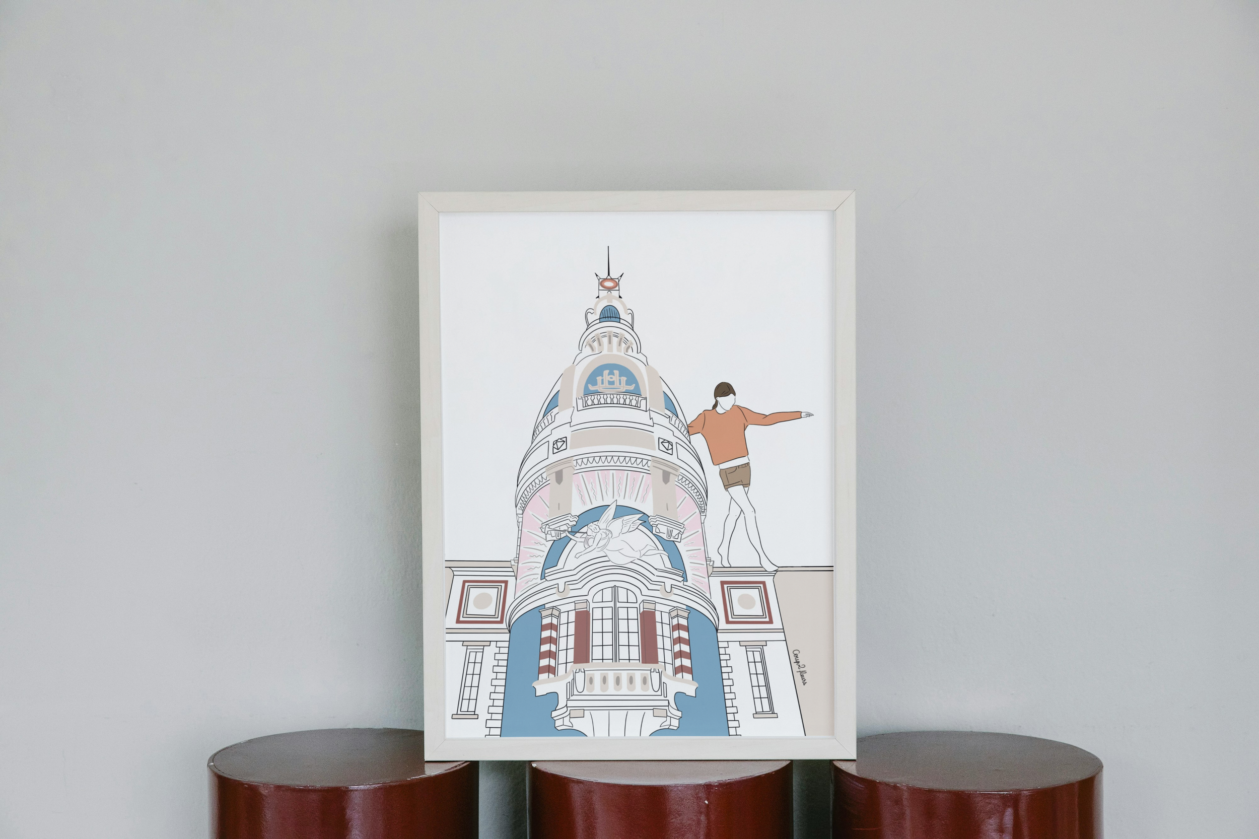 Affiche  "Nantes - Tour LU"