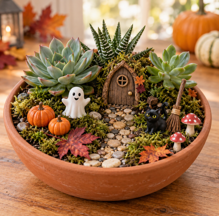 FOR KIDS: Autumn & Halloween Fairy Garden Workshop | Saturday, October 31 | 10:00–11:30 AM