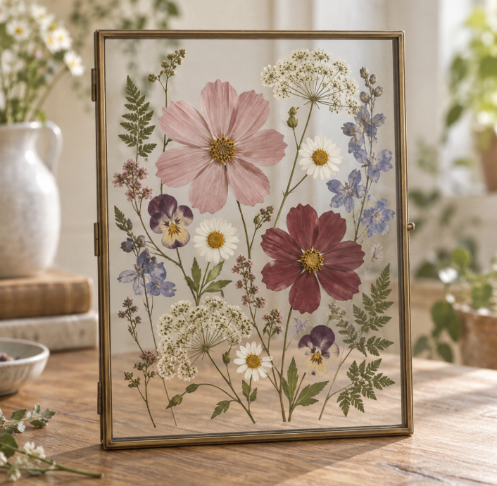 Pressed Flower Glass Frame Workshop | Friday, October 16 | 6:45–8:45 PM