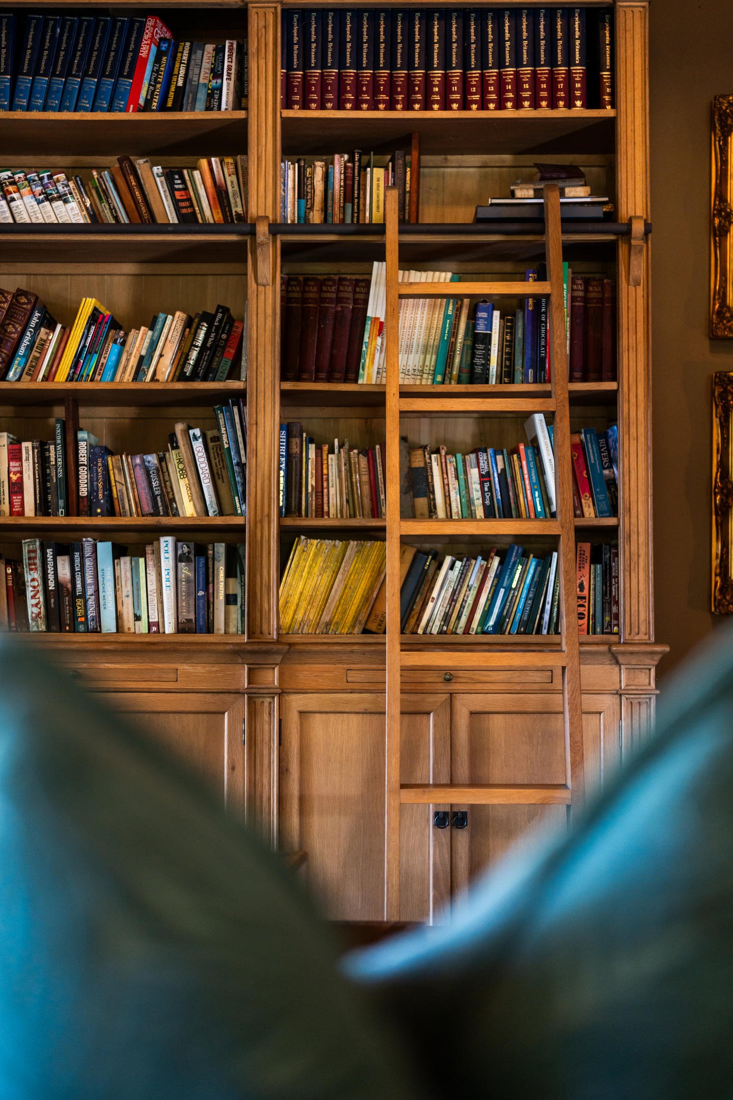 Mukwa River Lodge Library .jpg