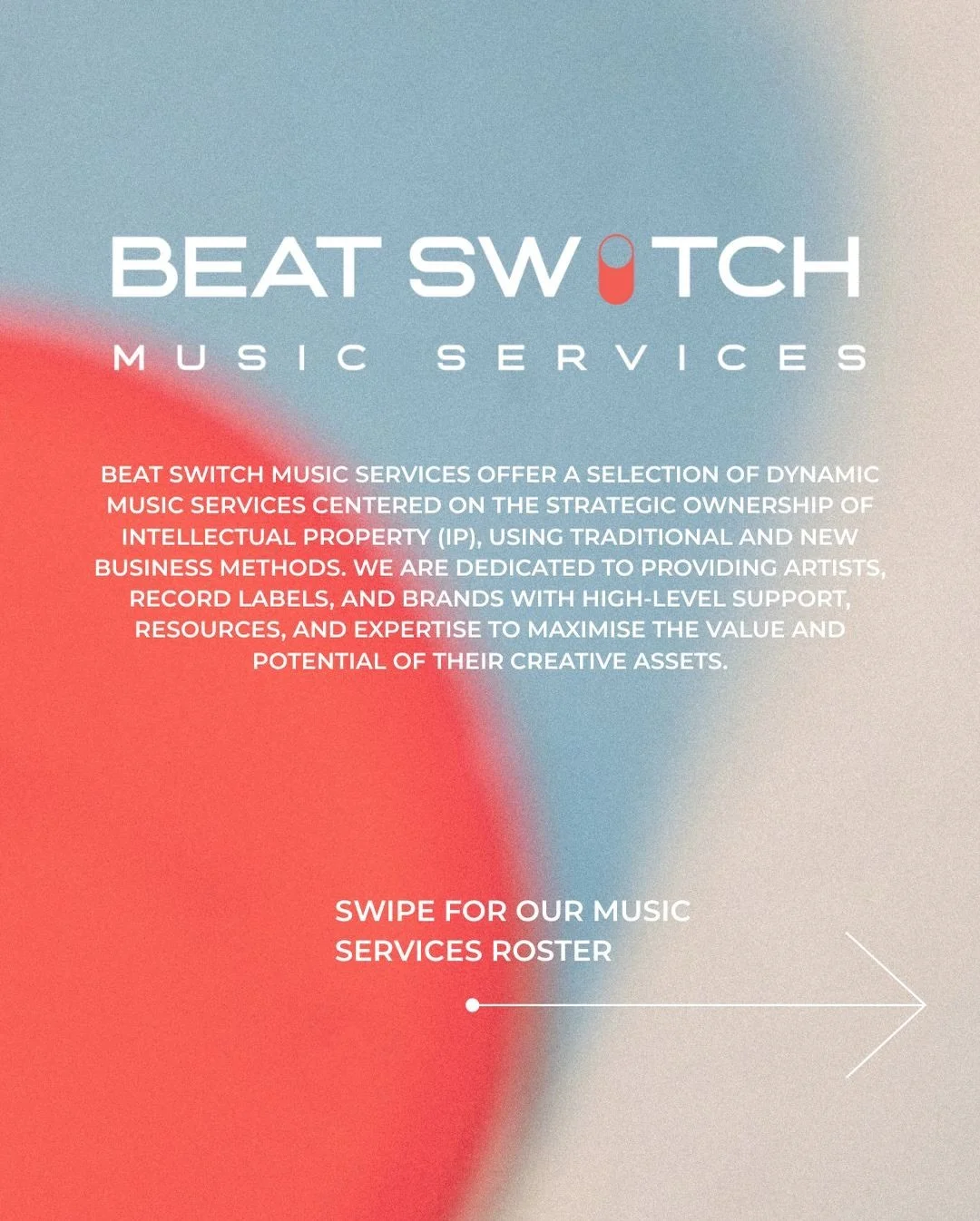 We&rsquo;re pleased to introduce @beatswitchmusic - a dedicated music services platform within The Circuit Group.
Beat Switch is built specifically to support labels, artists, and their teams in managing, protecting, and maximizing their rights and I