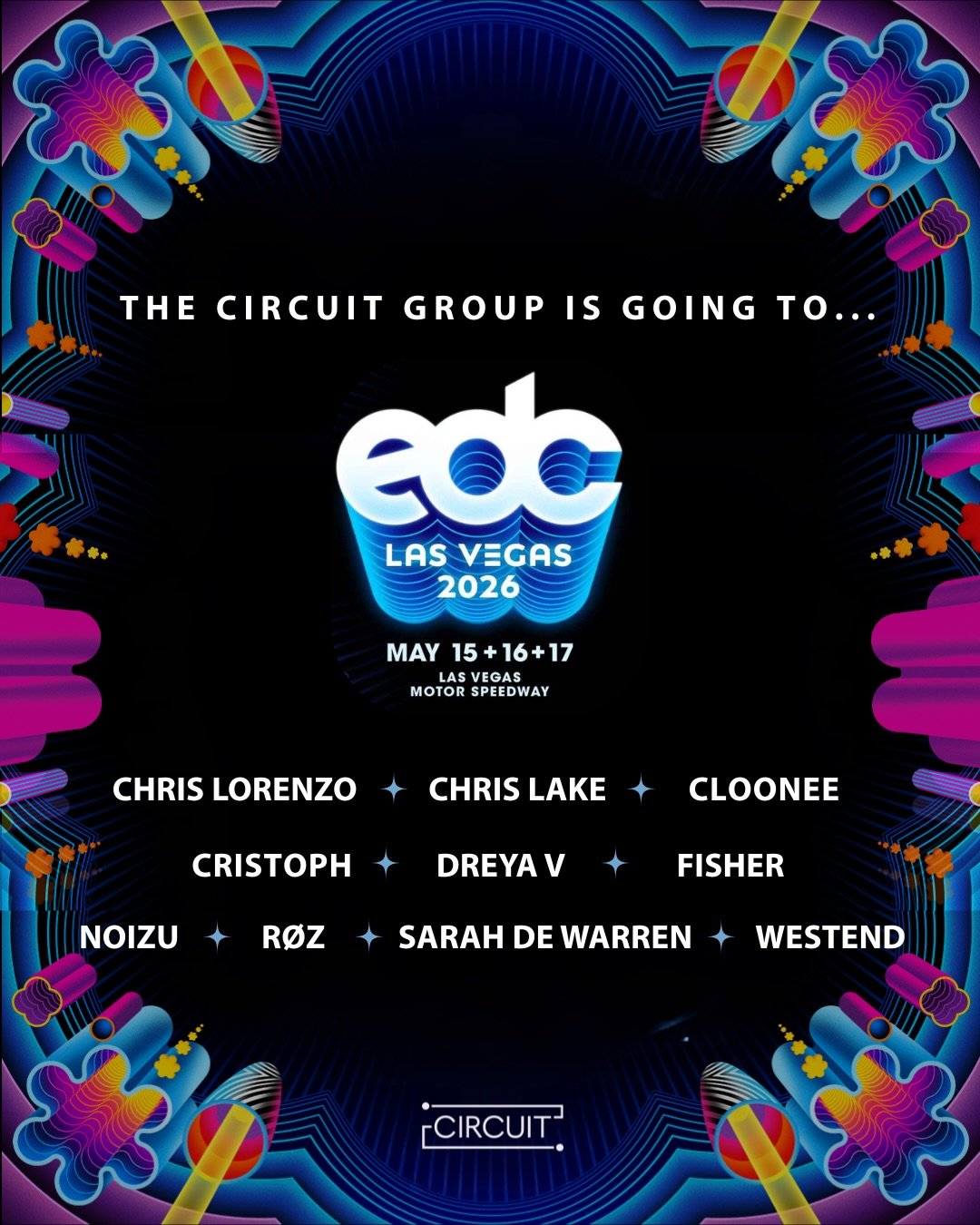 @edc_lasvegas week 🤘 Swipe for the full TCG
schedule across Vegas this weekend - see you out there 🎇 🎡