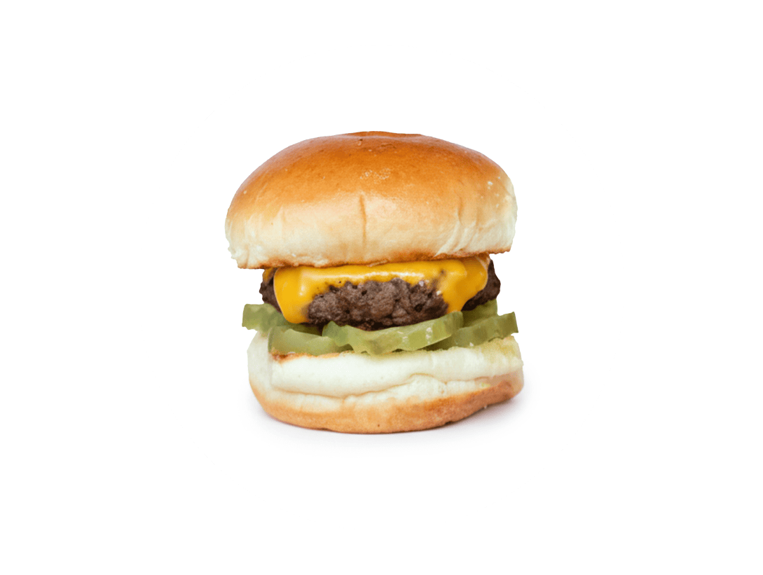 Slip Sliders Signature Slip, a cheeseburger made with fresh ingredients and secret Slip Sauce.