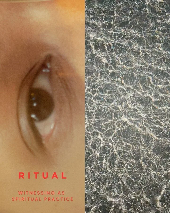 Here is a ritual for witnessing as spiritual practice and collective responsibility that helps you to also stay connected to your body and set a conscious space.The way we relate to the world and the difficulties we experience in doing so are always 