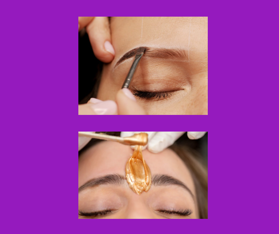 Brow shape and Tint