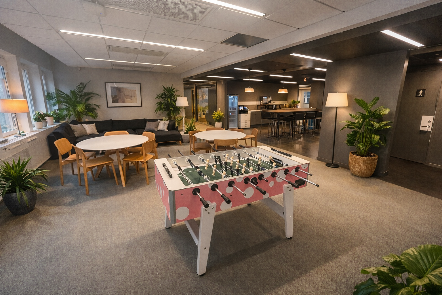 Mogna arbetsplatser vågar ha lekfulla kontor.