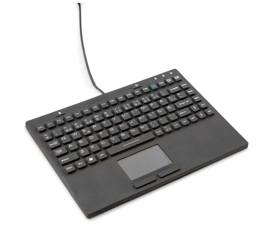 Waterproof keyboard black