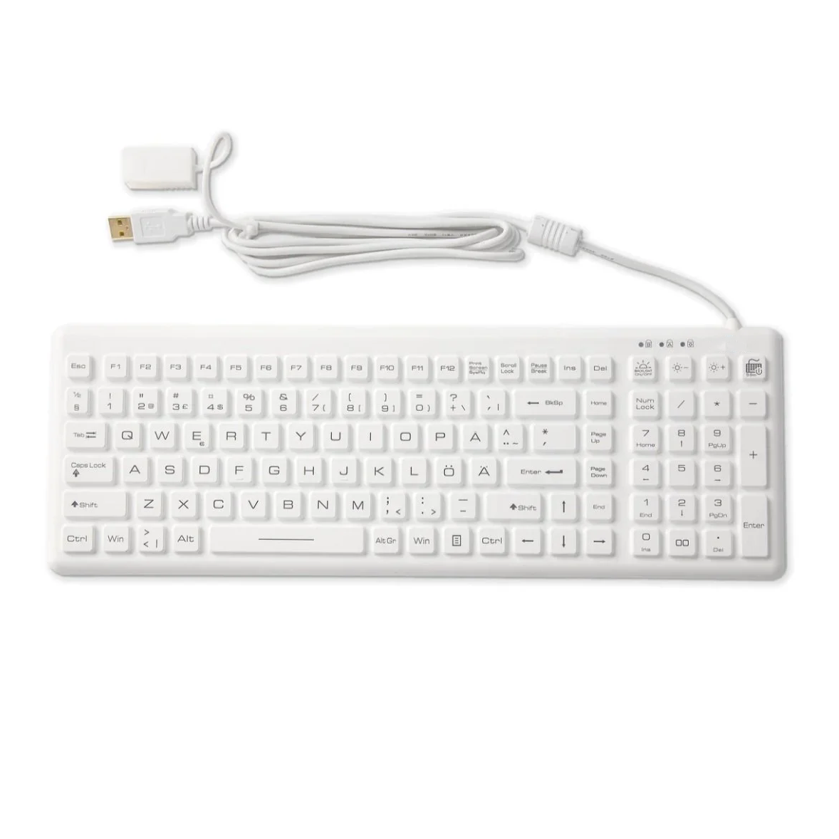 Clean keyboard wired