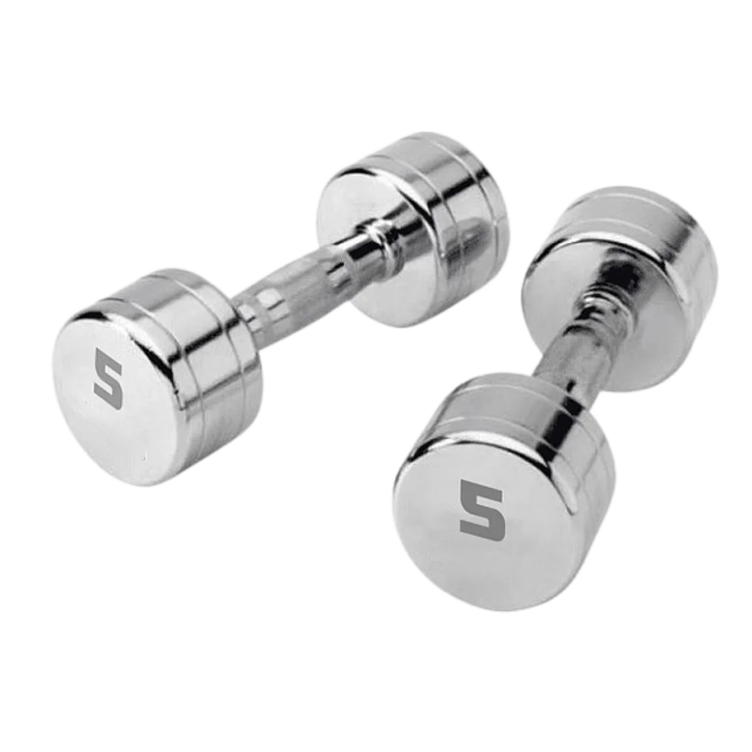 Chrome Dumbbells Set 1-10 kg