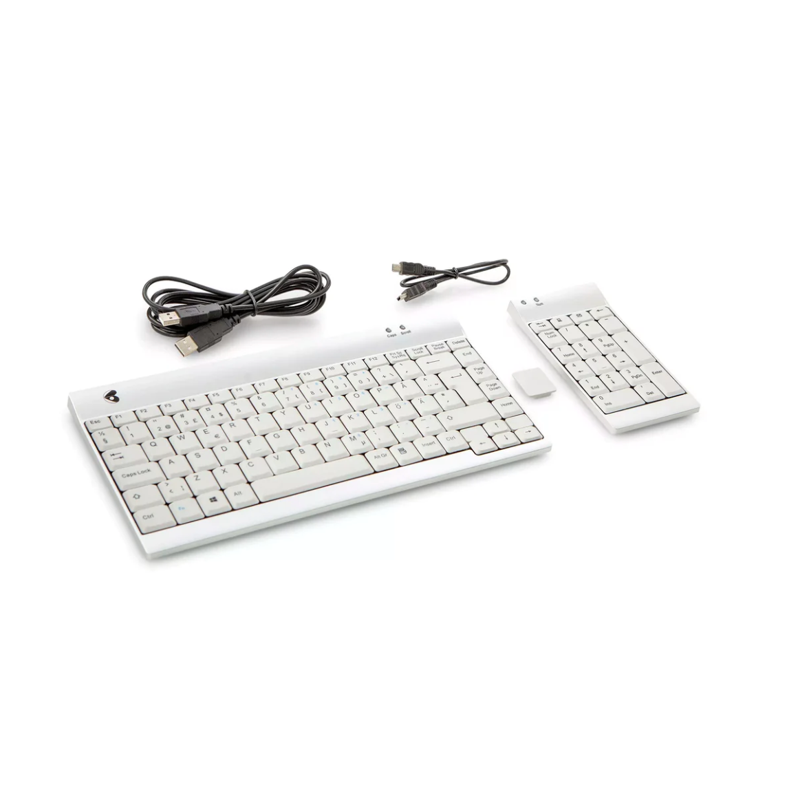 Slim keyboard duo silver