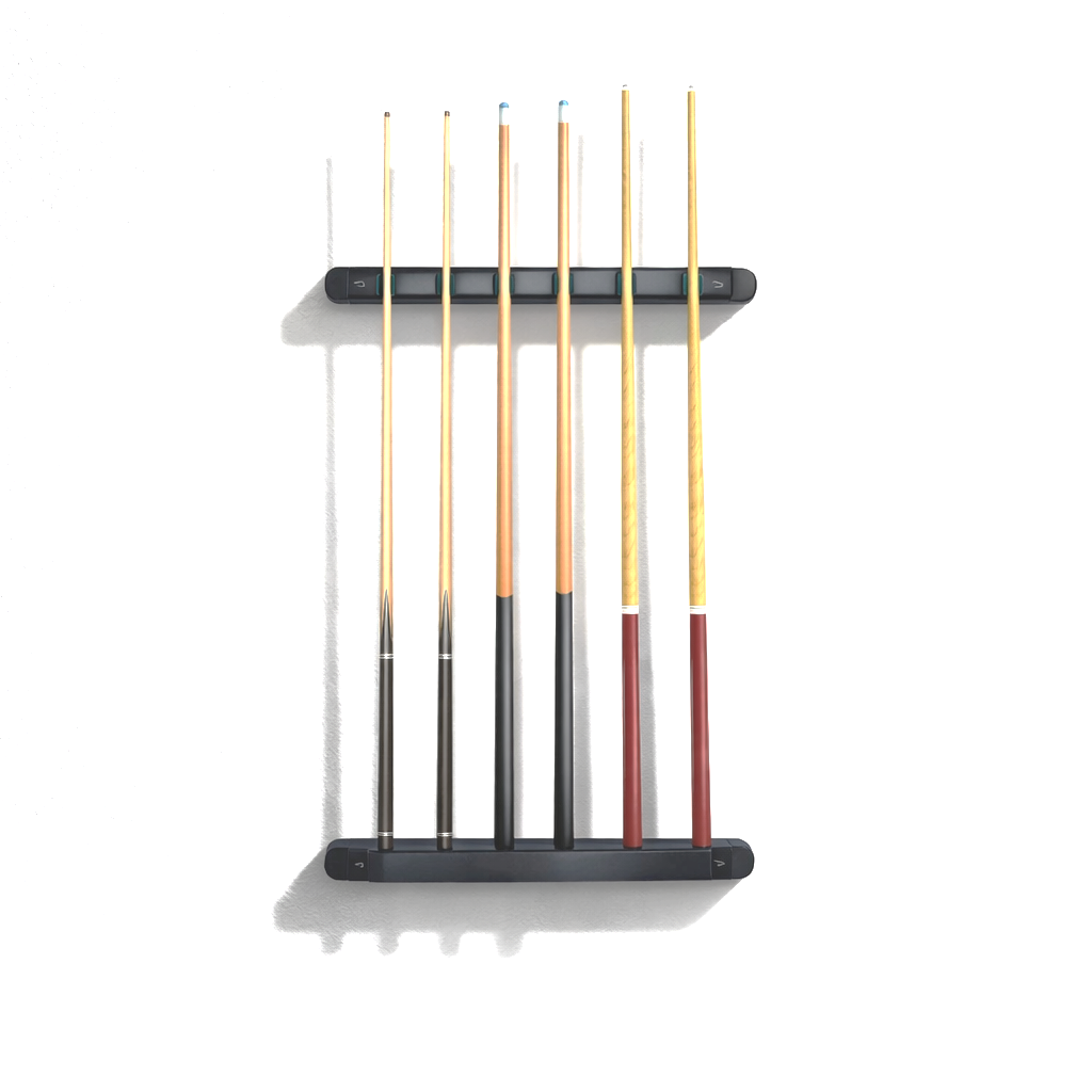 Cue rack wall