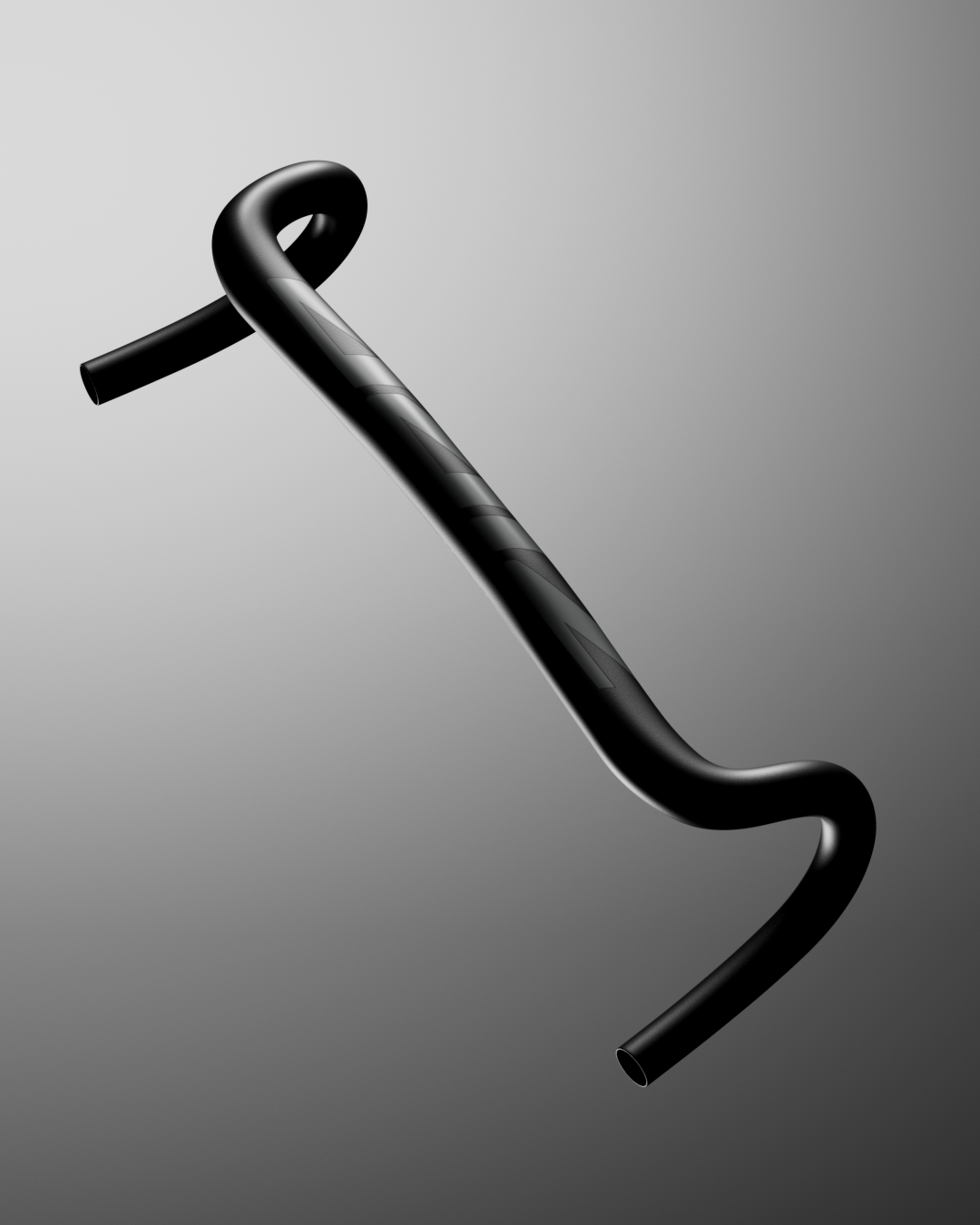 manubrio ciclismo nero, gravel 