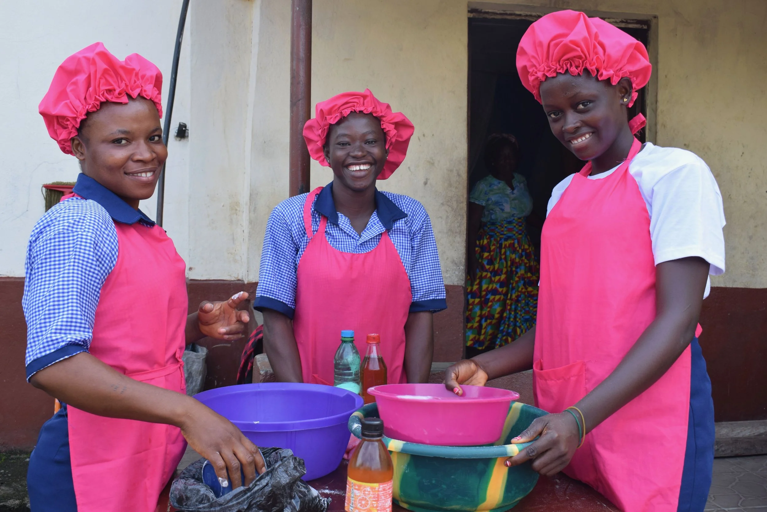 Catering students at their vocational training centre in Bo.jpeg